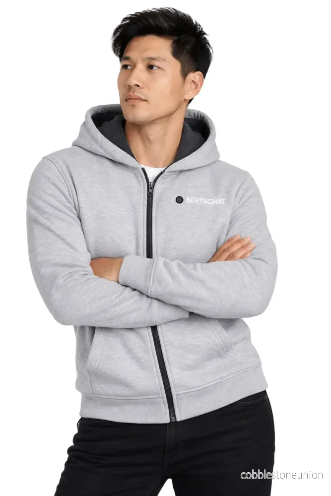Uppvärmda Hoodie PRO | Herr – Grå Uppvärmda Hoodie PRO | Herr – Grå
