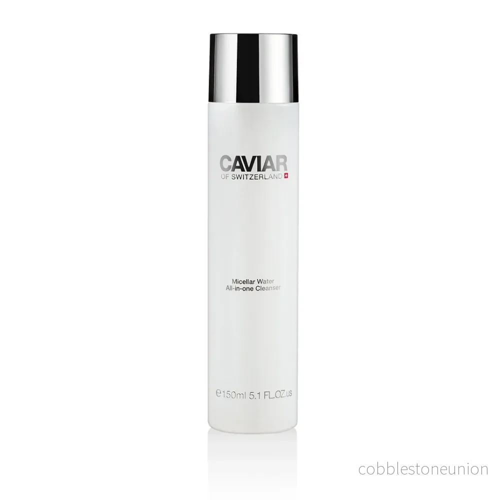Caviar Of Switzerland, All-In-One, Cleansing, Micellar Water, All Skin Types, 150ml Caviar Of Switzerland, All-In-One, Cleansing, Micellar Water, All Skin Types, 150ml