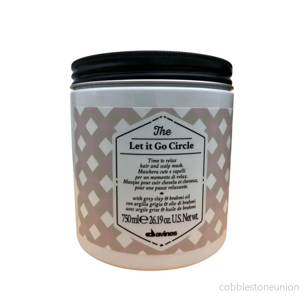 Davines, The Let it Go Circle, Hårbehandlingskrämmask, Återfuktning, Kontroll av frissighet, 750 ml Davines, The Let it Go Circle, Hårbehandlingskrämmask, Återfuktning, Kontroll av frissighet, 750 ml