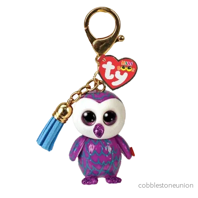 TY Mini Boos Clip-On Moonlight The Owl TY Mini Boos Clip-On Moonlight The Owl