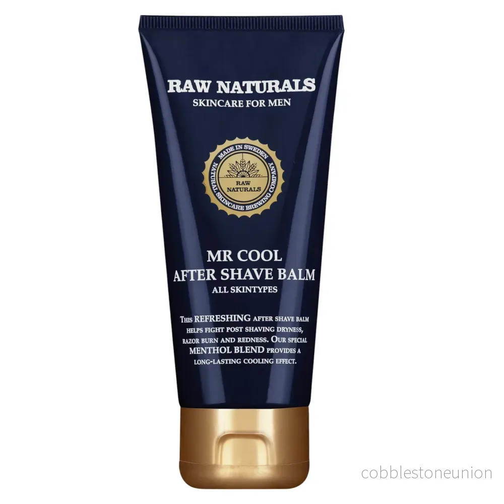 Raw Naturals, Mr.Cool, 100 % vegansk, Uppfriskande, After-shave balm, 100 ml Raw Naturals, Mr.Cool, 100 % vegansk, Uppfriskande, After-shave balm, 100 ml