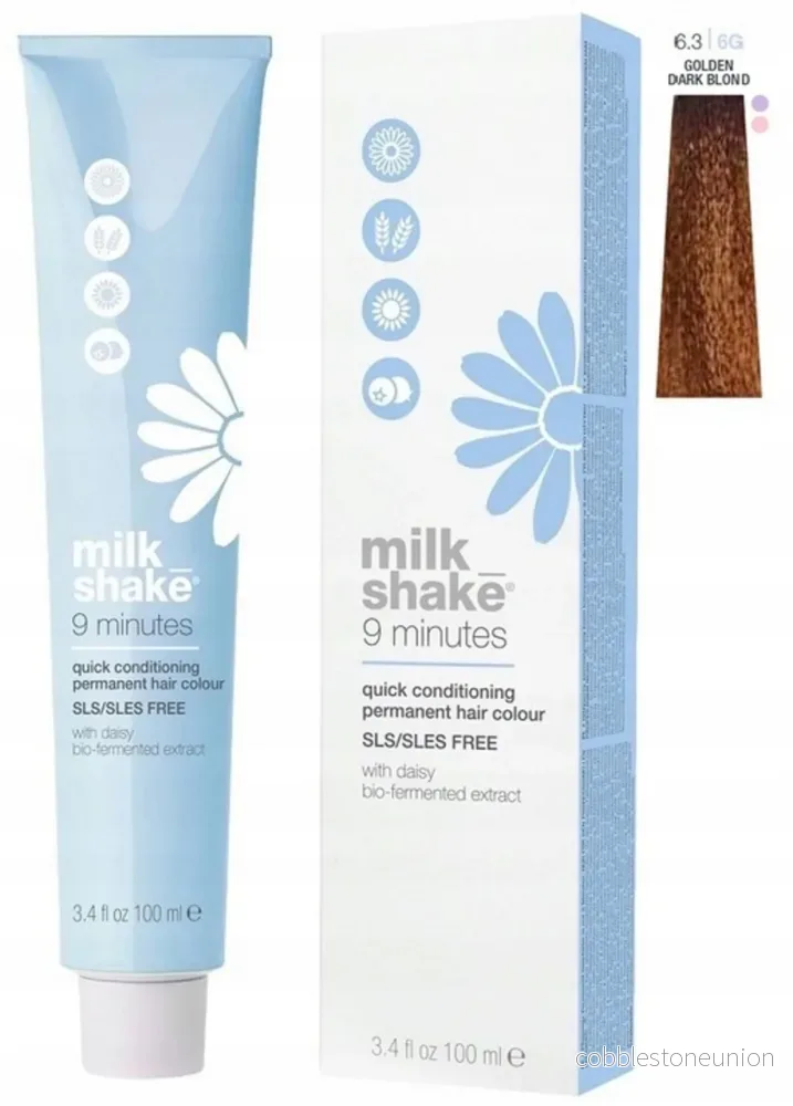 Milk Shake, 9 Minutes, Permanent Hair Colour, 6.35 Dark Blonde, 100 ml Milk Shake, 9 Minutes, Permanent Hair Colour, 6.35 Dark Blonde, 100 ml