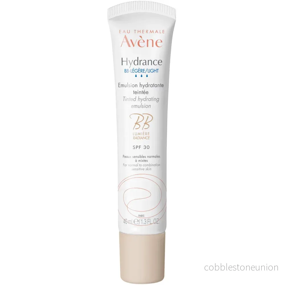 Avene, Hydrance Light, Återfuktande, Tonad fuktkräm, Ljus, SPF 30, 40 ml
