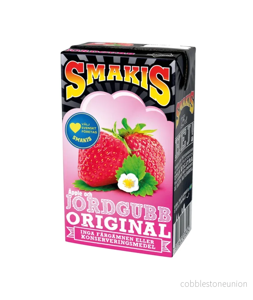 Smakis Jordgubb 25cl tetra 27-pack Smakis Jordgubb 25cl tetra 27-pack