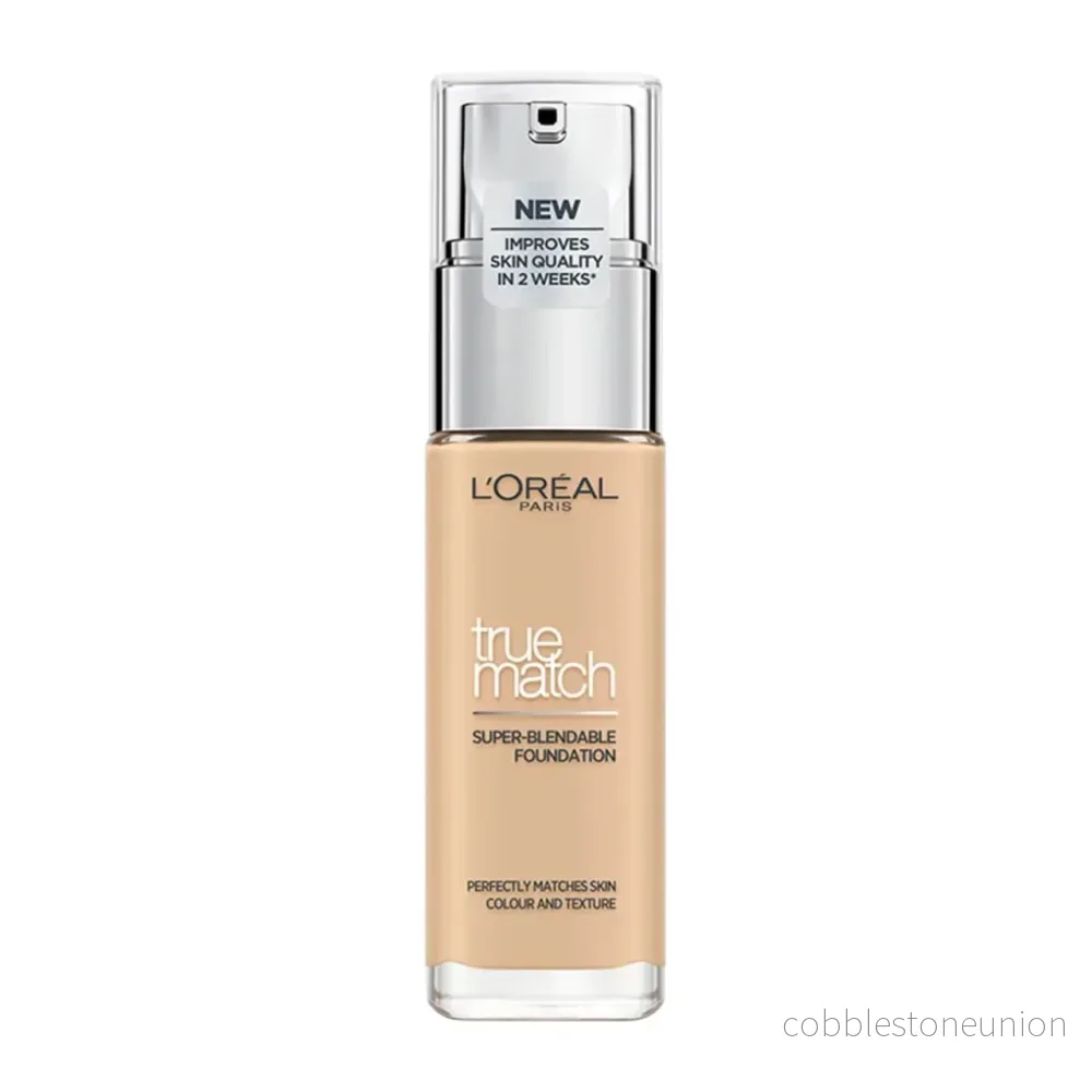 L’Oreal Paris, True Match Super-Blendable, Flytande foundation, 1,5N, Linne, 30 ml L’Oreal Paris, True Match Super-Blendable, Flytande foundation, 1,5N, Linne, 30 ml