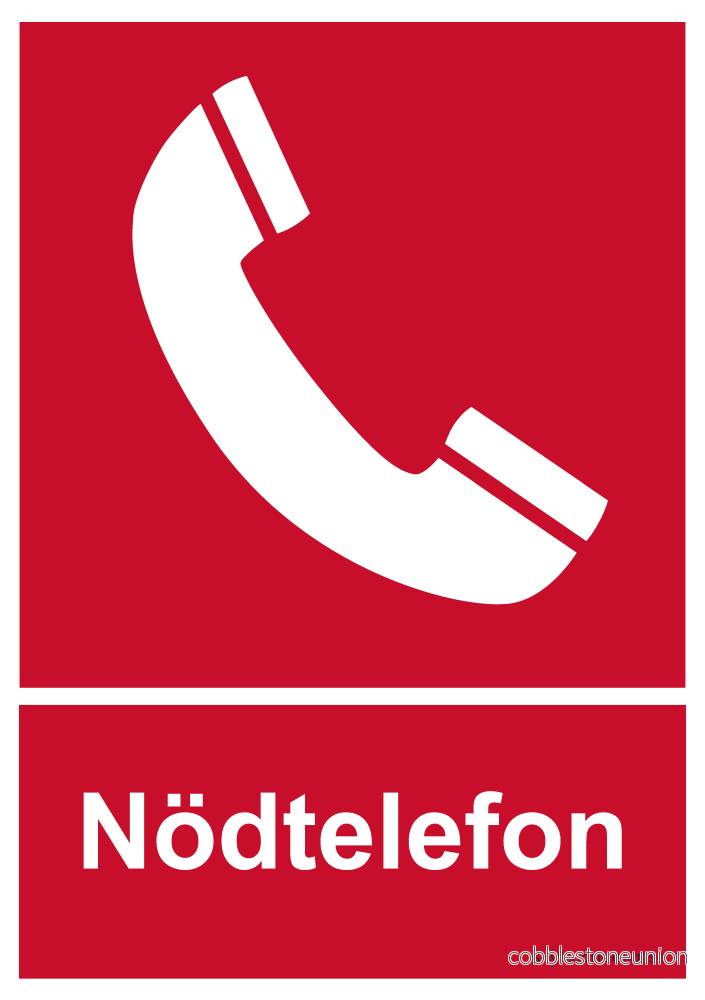 Nödtelefon (röd)