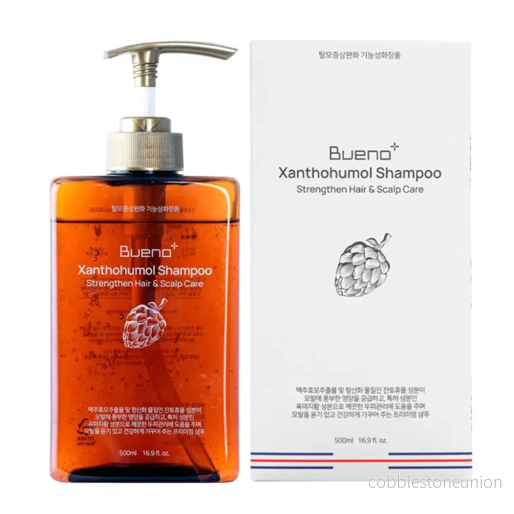 Bueno, Xanthohumol, Hårschampo, Strengthening & Anti-Hair Loss, 500 ml - Bild 2