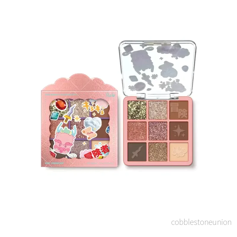 Rude Cosmetics, Treasure Hunt, Ögonskuggspalett, 9 nyanser