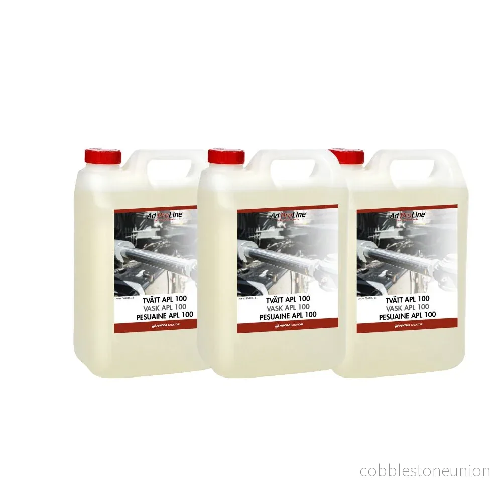 Alkaliska avfettning – Tvätt APL 100 – 3×5 Liter Alkaliska avfettning – Tvätt APL 100 – 3×5 Liter