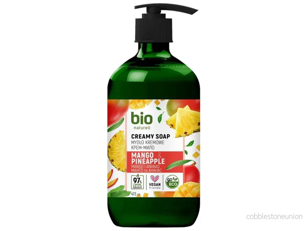 Bio Naturell, Bio Naturell, Mango & ananas, Flytande tvål, För händer, 437 ml