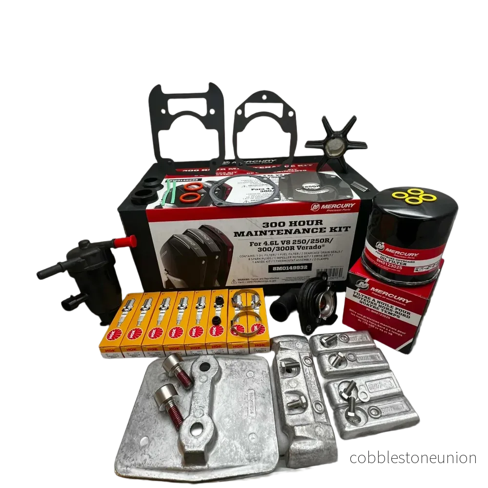 Mercury servicekit 300 timer – 4.6L V8 Verado / SeaPro (med impeller) Mercury servicekit 300 timer – 4.6L V8 Verado / SeaPro (med impeller)