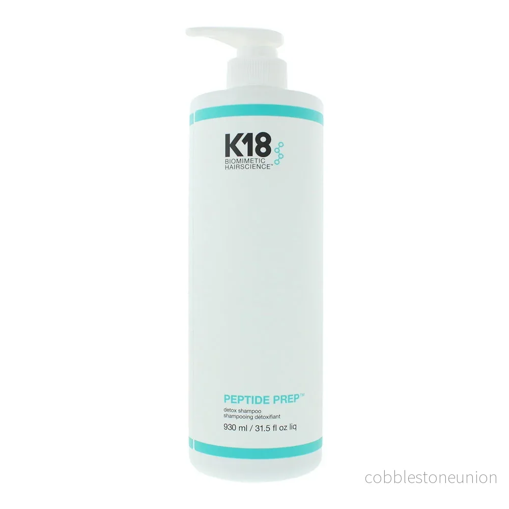 K18, Detox Peptide Prep, Activated Charcoal, Hair Shampoo, Deep Cleansing, 930 ml K18, Detox Peptide Prep, Activated Charcoal, Hair Shampoo, Deep Cleansing, 930 ml