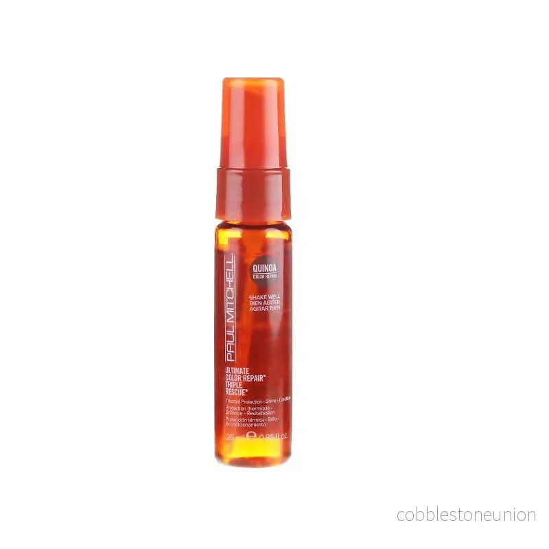 Paul Mitchell, Ultimate Color Repair Triple Rescue, Leave-in-krämbehandling för hår, Värmeskydd/Glans & Skick, 25 ml - Bild 3