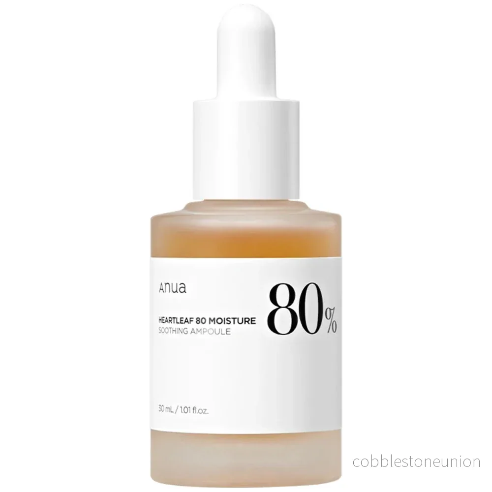 Anua, Heartleaf 80%, lugnande, serum, för ansiktet, 30 ml