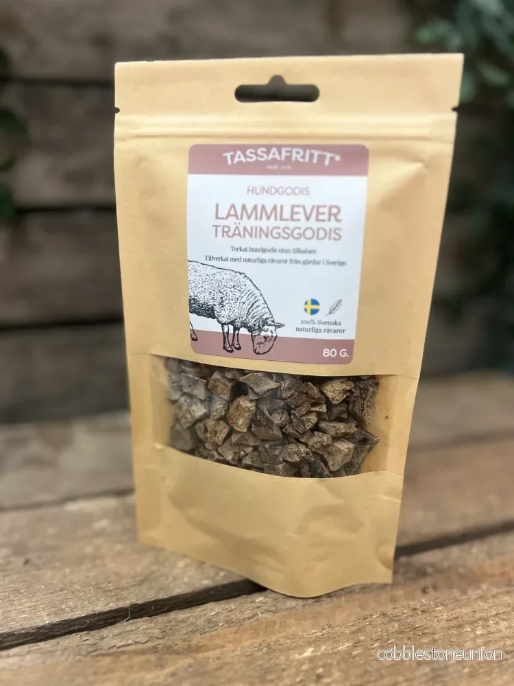 Hundgodis Lammlever 80g - Bild 2