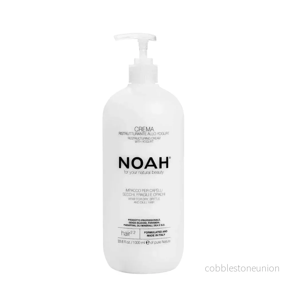 Noah, Yogurt Restructuring, Hårbalsam, Nourishing & Repairing, 1000 ml