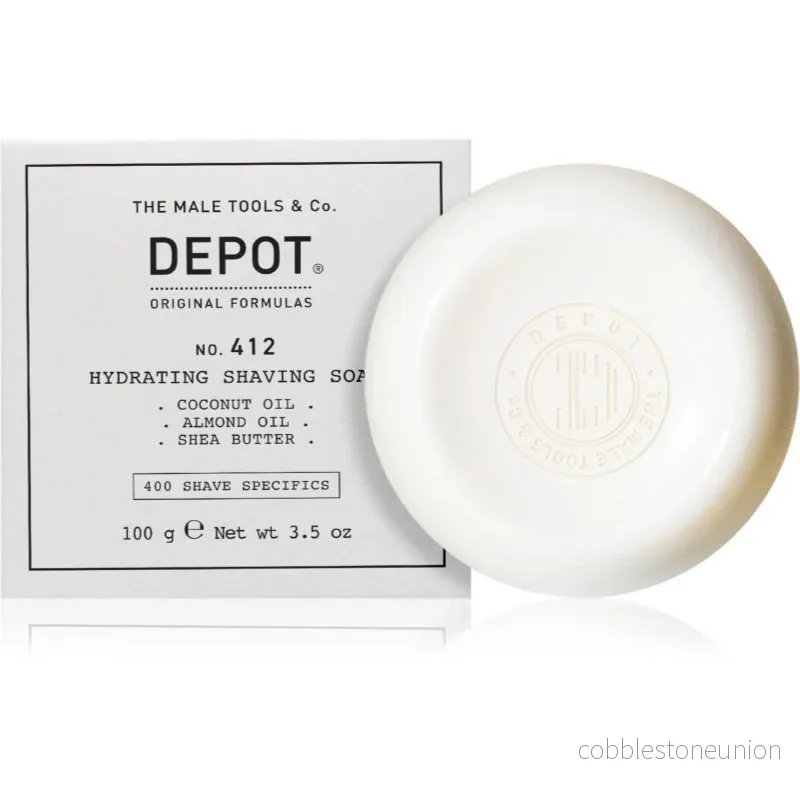 Depot, 400 Shave Specifics No. 412, Moisturizing, Shaving Soap, 100 g