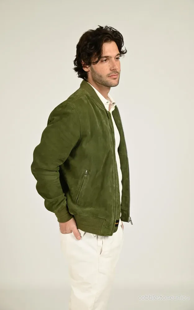 Khaki Gila Suede Teddy - Men - Bild 2