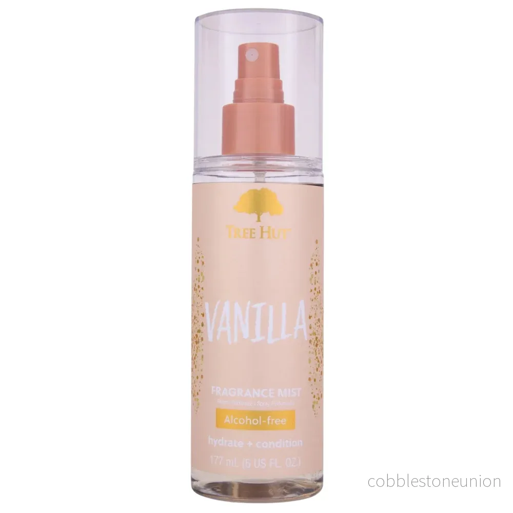 Tree Hut, Vanilla, Återfuktande, Kroppsspray, Vanilj, 177 ml