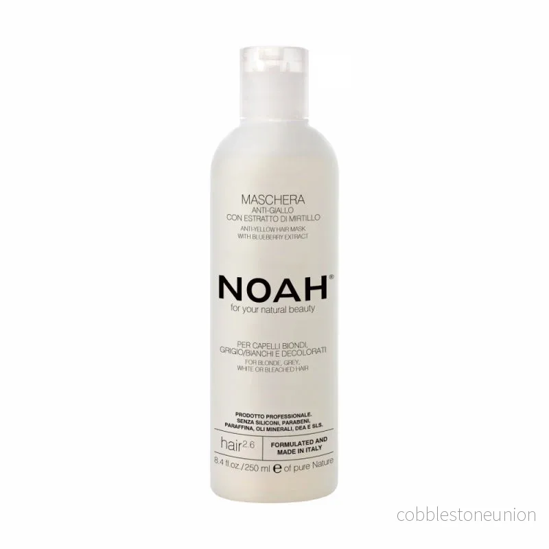 Noah, Natural, Hårbehandlingskräm mask, Anti-gul, 250 ml Noah, Natural, Hårbehandlingskräm mask, Anti-gul, 250 ml