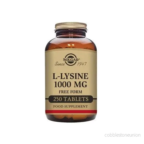 Solgar L-Lysine 1000 mg, 250 tabletter