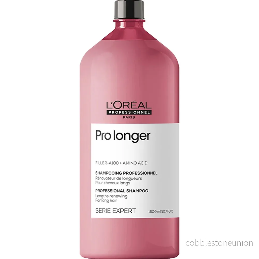L’Oreal Professionnel, Serie Expert Pro Longer, Filler-A100 + Aminosyra, Schampo, Förnyelse av längder, 1500 ml L’Oreal Professionnel, Serie Expert Pro Longer, Filler-A100 + Aminosyra, Schampo, Förnyelse av längder, 1500 ml