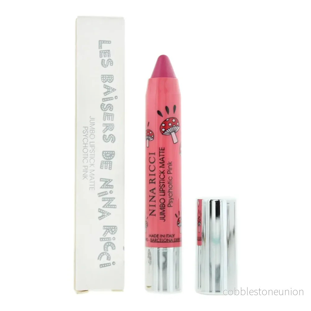 Nina Ricci, Jumbo Lipstick Matte, Jumbo Matte, Krämigt läppstift, Psykotiskt rosa, 2,5 g