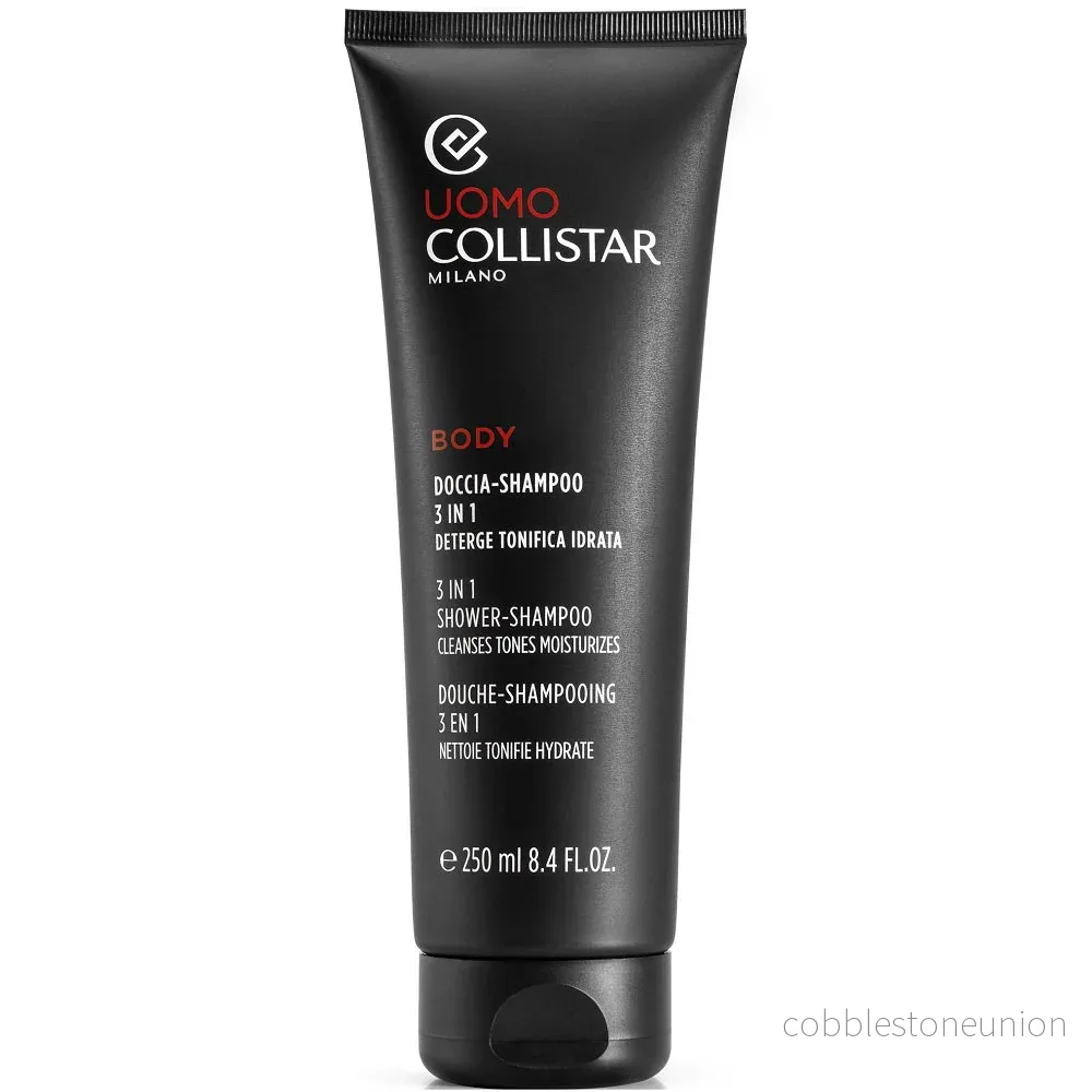 Collistar, Uomo, Hairs Shampoo, Conditioner & Shower Gel 3-in-1, Cleansing, 250 ml Collistar, Uomo, Hairs Shampoo, Conditioner & Shower Gel 3-in-1, Cleansing, 250 ml