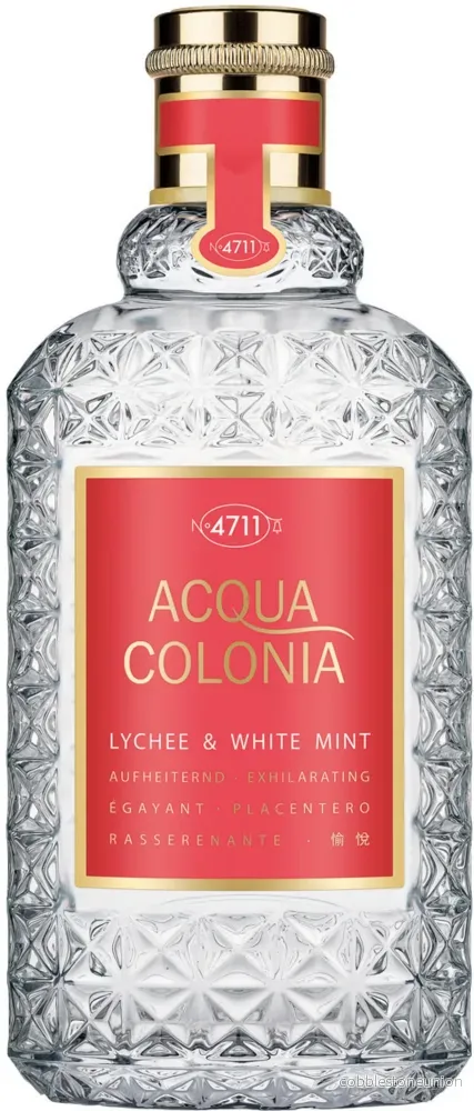 4711, Acqua Colonia Lychee & White Mint, Eau de Cologne, Unisex, 170 ml
