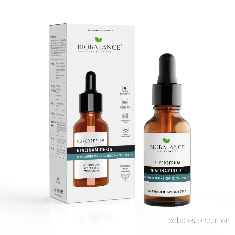 Bio Balance, Niacinamide-Zn, Anti Pigmentation, Dag & Natt, Serum, För ansiktet, 30 ml Bio Balance, Niacinamide-Zn, Anti Pigmentation, Dag & Natt, Serum, För ansiktet, 30 ml