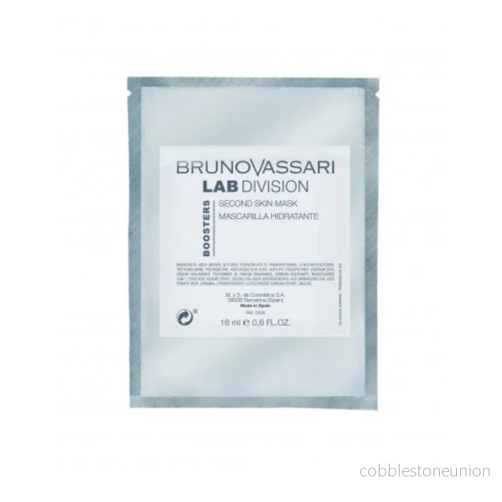 Set, Bruno Vassari, Lab Division, Hyaluronsyra, Hydra-närande, Peel-Off-mask, För ansiktet, 5 st, 18 ml
