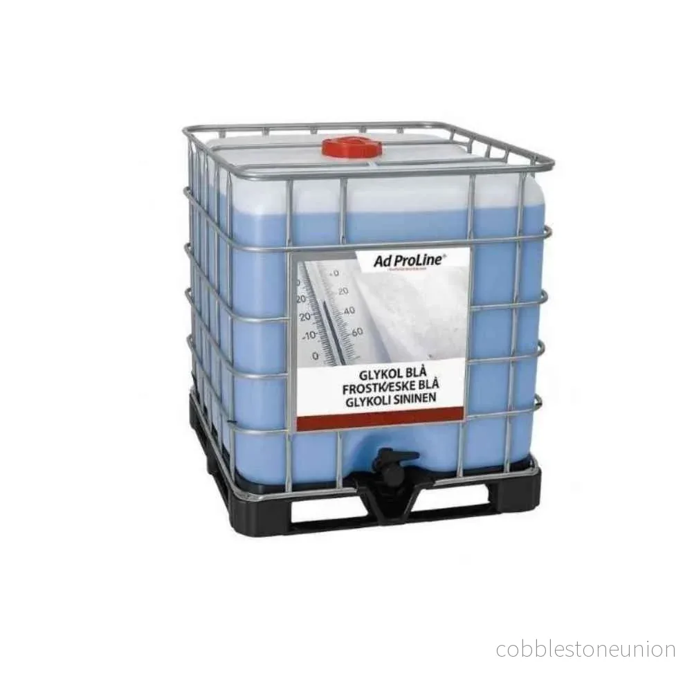 Glykol Blå 1000 Liter- Fri frakt