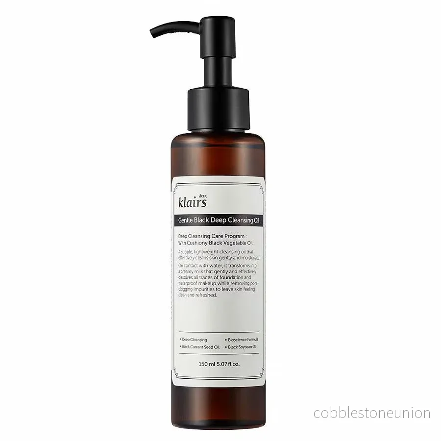 Dear Klairs, Gentle Black, Hydrating, Cleansing Oil, For Face, 150 ml