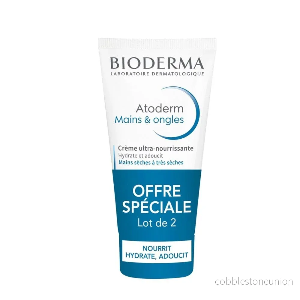 Set Duo, Bioderma, Atoderm, Hydrating, Handkräm, 2 st, 50 ml