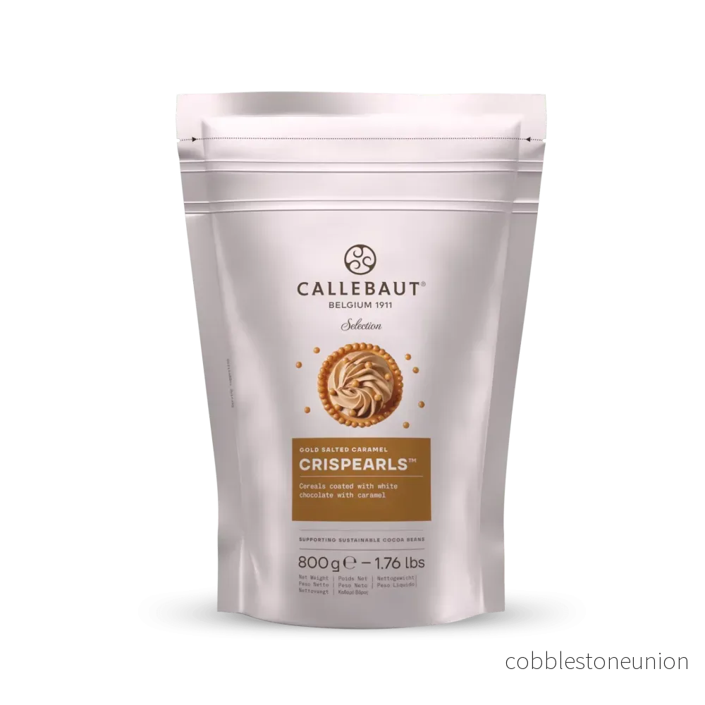 Callebaut Crispearls Gold Salted Caramel, 800 g Callebaut Crispearls Gold Salted Caramel, 800 g