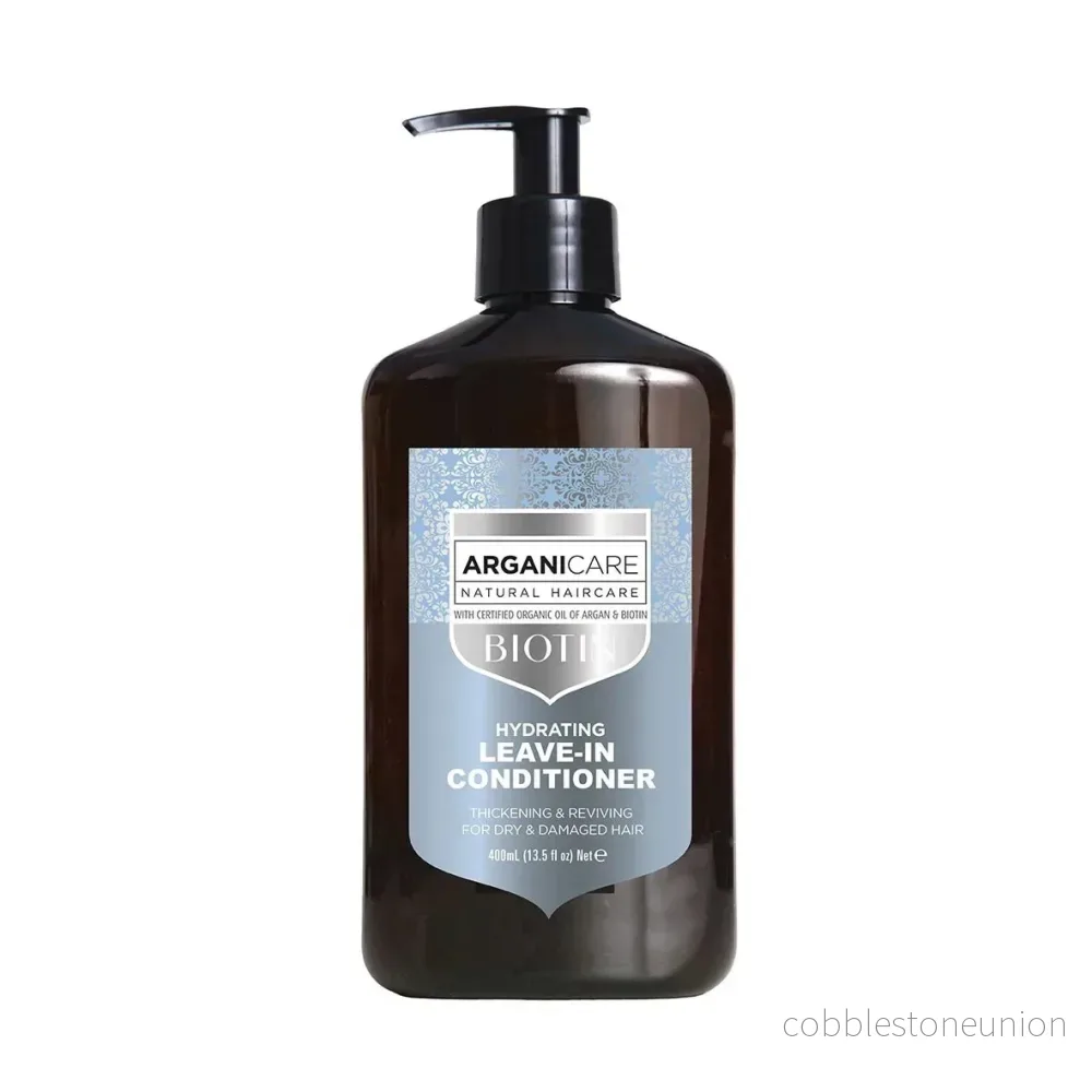 Arganicare, Biotin, Hair Leave-In Conditioner, Revitalizing, 400 ml