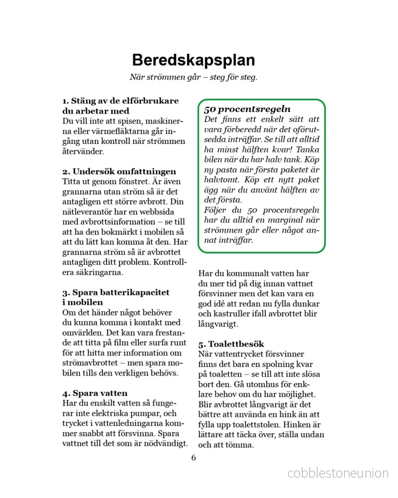 Kokbok för strömlösa - Bild 2