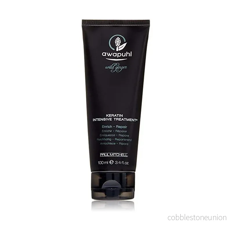Awapuhi Wild Ginger By Paul Mitchell, Repair, Keratin, Hårbehandlingskrämmask, För reparation, 100 ml Awapuhi Wild Ginger By Paul Mitchell, Repair, Keratin, Hårbehandlingskrämmask, För reparation, 100 ml
