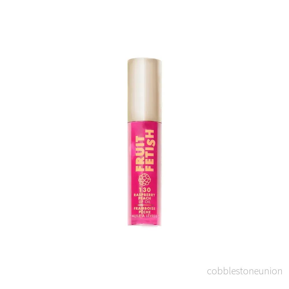 Milani, Fruit Fetish Lip Oil, Hydrating, Läppolja, 130, Raspberry Peach, 0,135 ml
