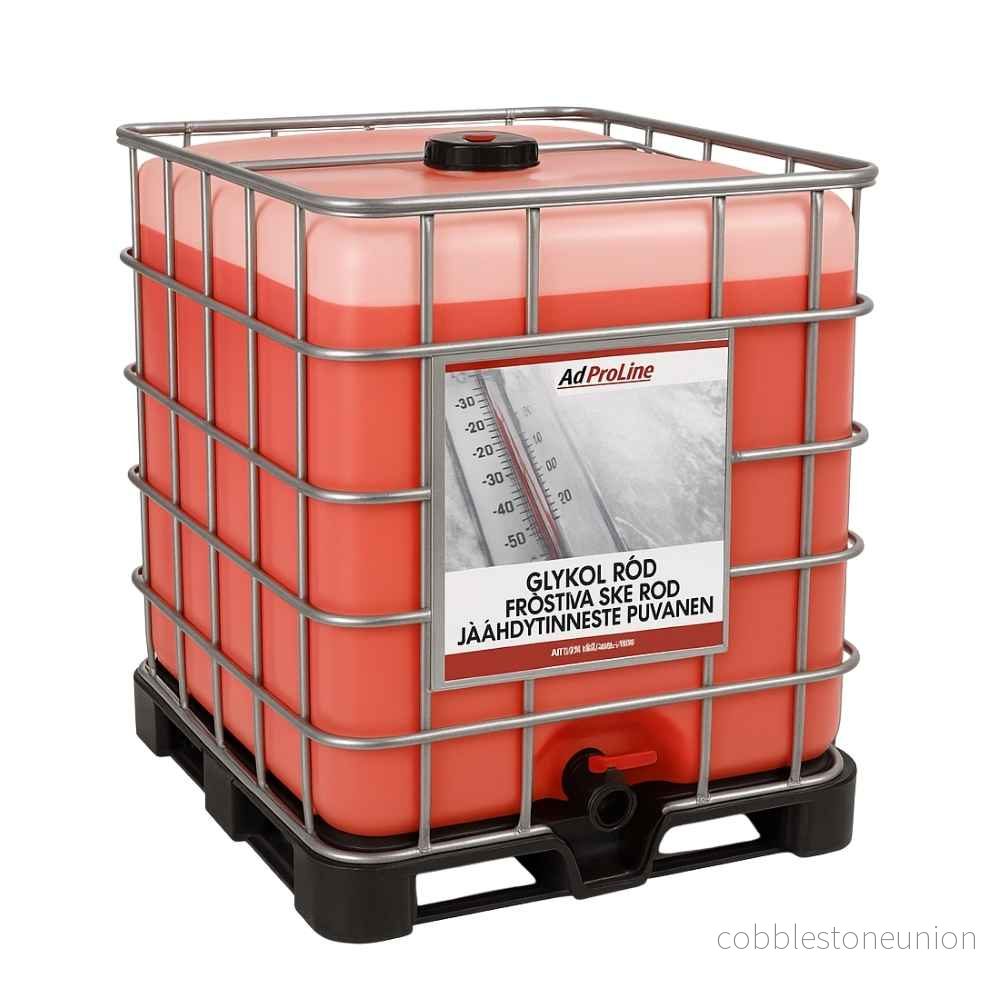 Glykol Röd 1000 Liter – Fri frakt.