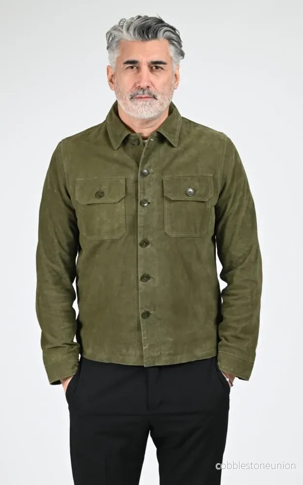 LCBRONXS Khaki Suede Jacket – Men