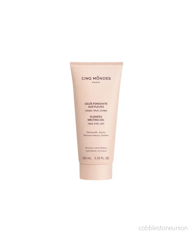 Cinq Mondes, Flowers, Makeup Removing, Cleansing Gel, For Face, 100 ml
