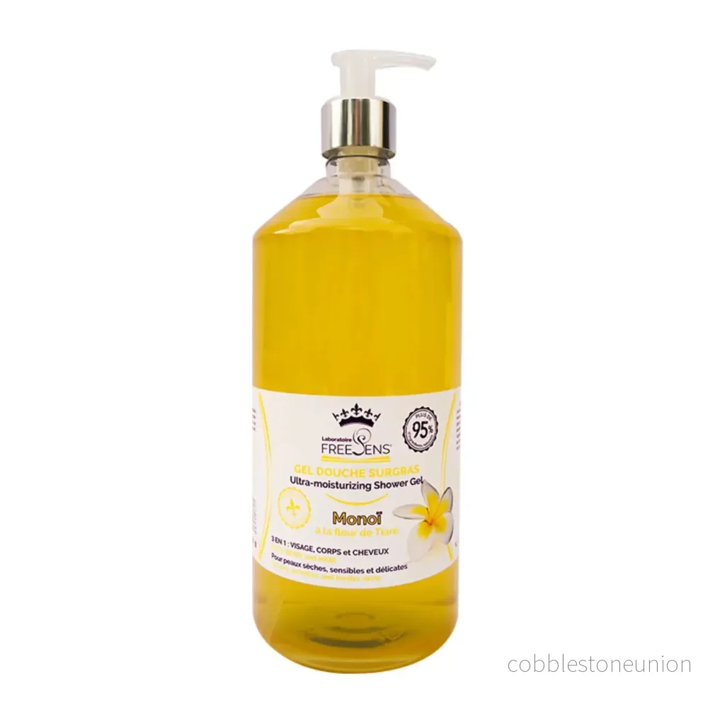 Laboratoire Freesens, Freesens, Monoi, Duschgel & schampo 2-i-1, 1000 ml Laboratoire Freesens, Freesens, Monoi, Duschgel & schampo 2-i-1, 1000 ml