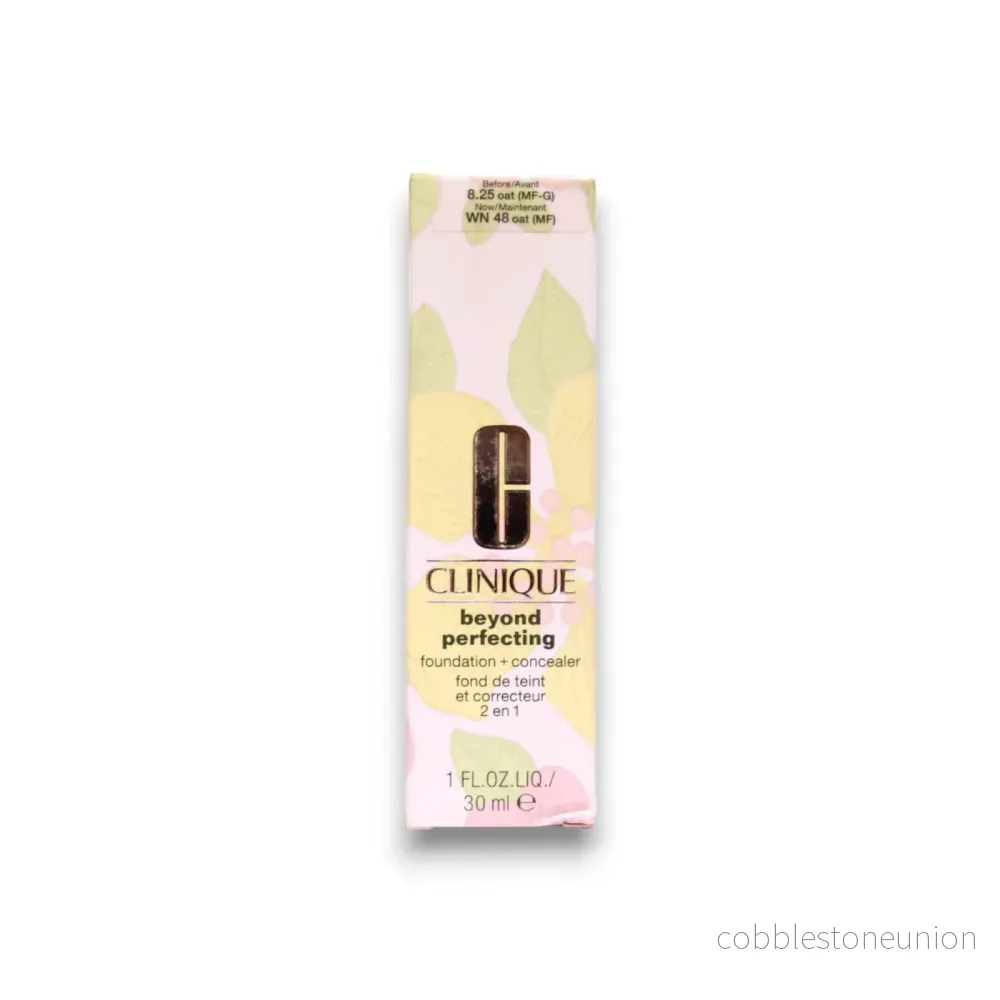 Clinique, Beyond Perfecting, Parabenfri, Matt finish, Flytande foundation & concealer 2-i-1, 48, Havre, 30 ml Clinique, Beyond Perfecting, Parabenfri, Matt finish, Flytande foundation & concealer 2-i-1, 48, Havre, 30 ml