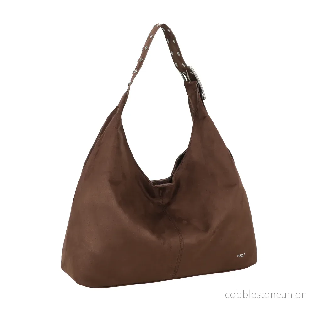 Ulrika Design Handbag Suede stuts brun - Bild 2