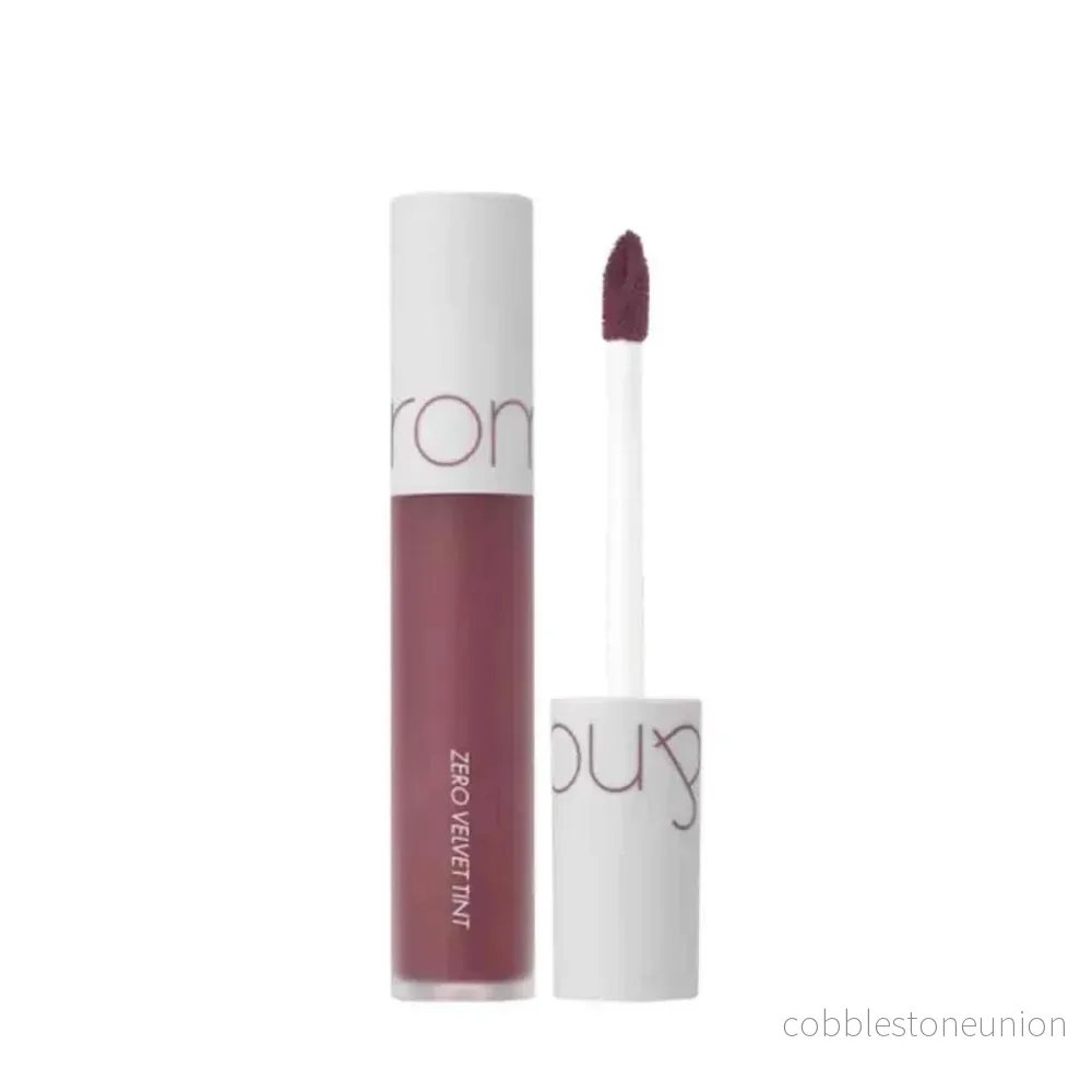 Rom&nd, Zero Velvet Tint, Flytande läppstift, Flytande läppstift, 04, Burnt Heart, 5.5 g