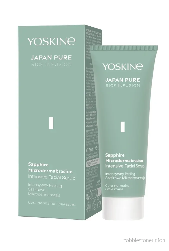 Yoskine, Japan Pure, Sapphire Microdermabrasion, Exfoliation, Cleansing Scrub, Face, 75 ml - Bild 2