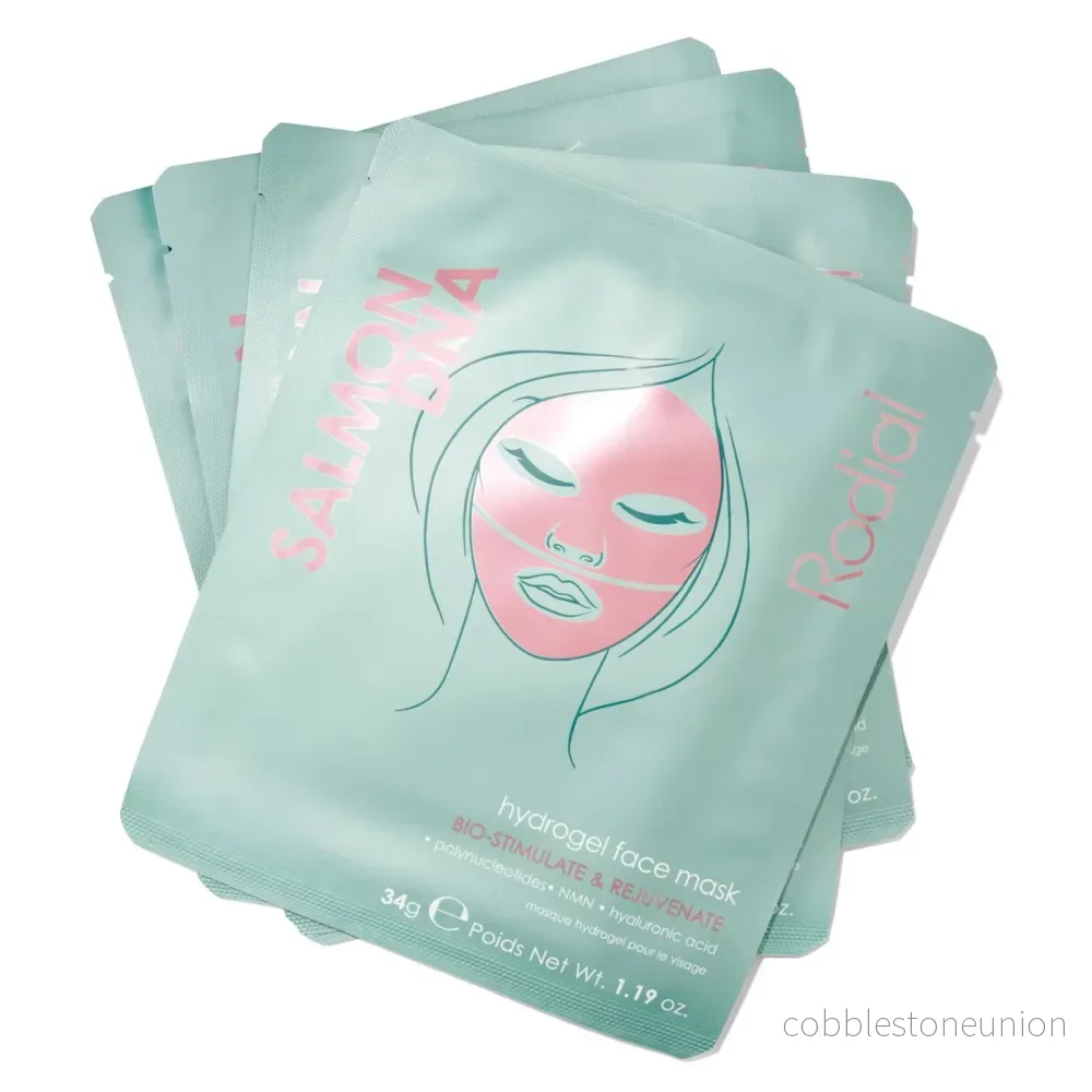 Rodial, Salmon DNA Hydrogel Face Mask, Återfuktande, Gelmask, För ansiktet, 4 st, 34 g Rodial, Salmon DNA Hydrogel Face Mask, Återfuktande, Gelmask, För ansiktet, 4 st, 34 g