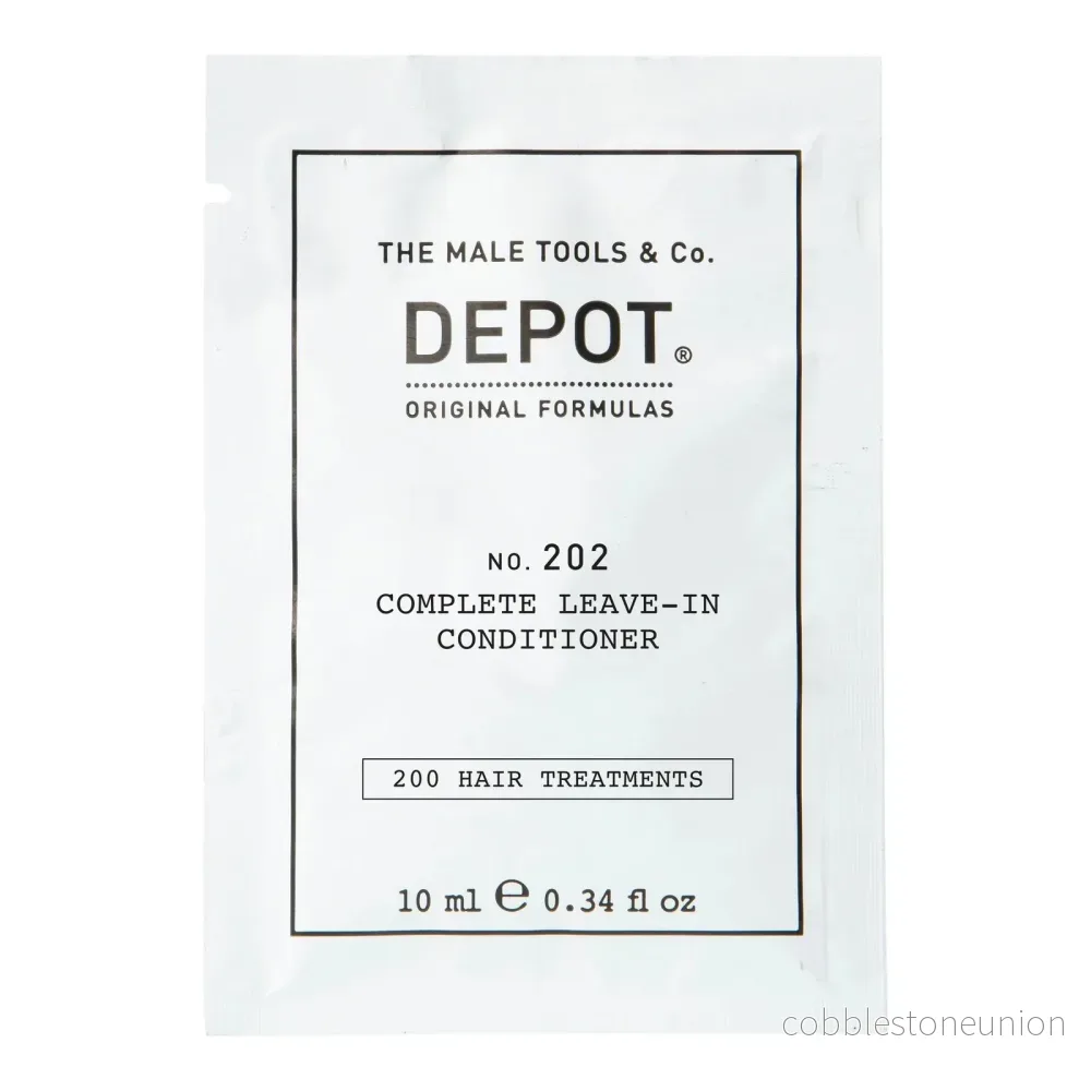Depot, 200 Hair Treatments No. 202, Botanical Complex, Leave-in Conditioner, For Hydration, 10 ml Depot, 200 Hair Treatments No. 202, Botanical Complex, Leave-in Conditioner, For Hydration, 10 ml
