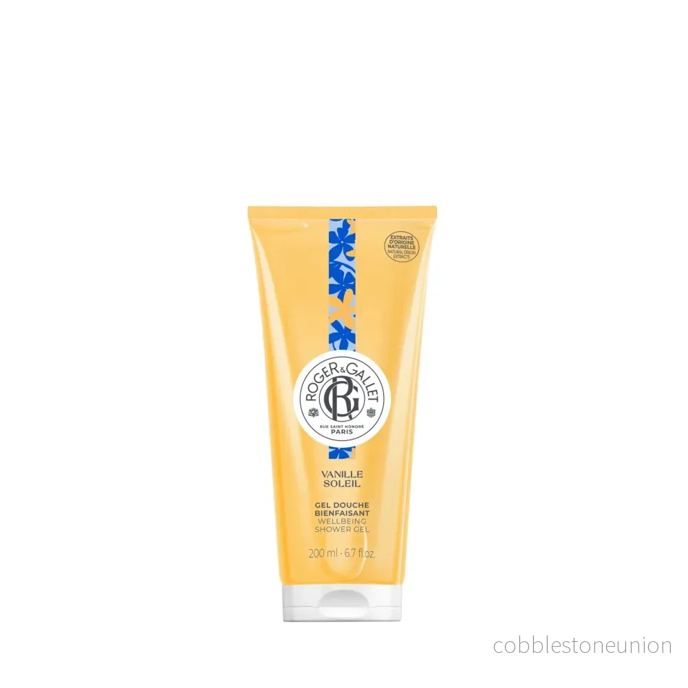 Roger & Gallet, Vanille Soleil, Shower Gel, For all skin types, 200 ml Roger & Gallet, Vanille Soleil, Shower Gel, For all skin types, 200 ml